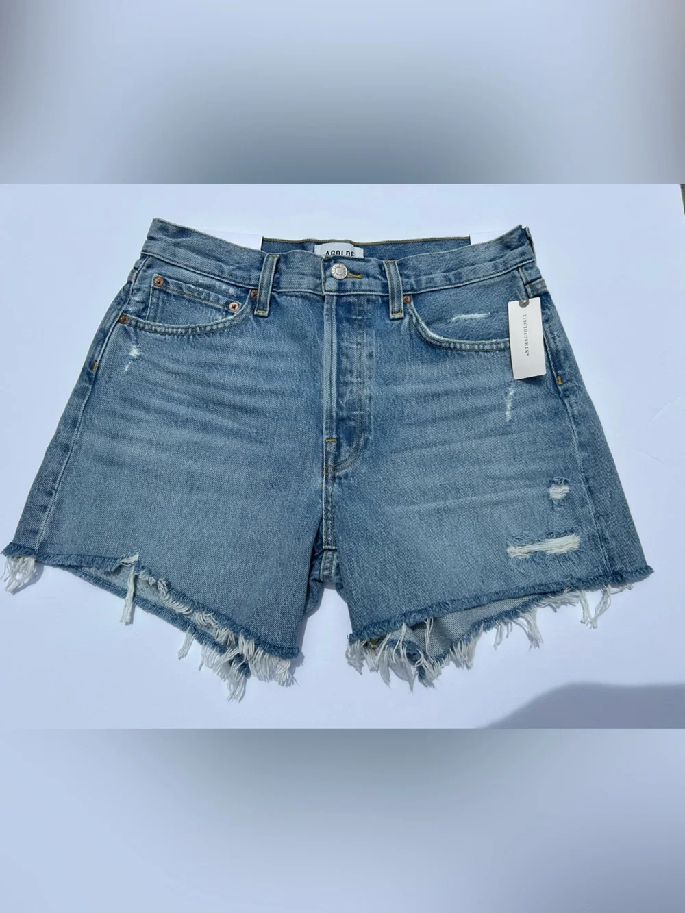 NWT🌷AGOLDE Parker Denim Long Shorts